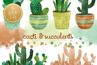 Cacti and Succulent Clipart Set