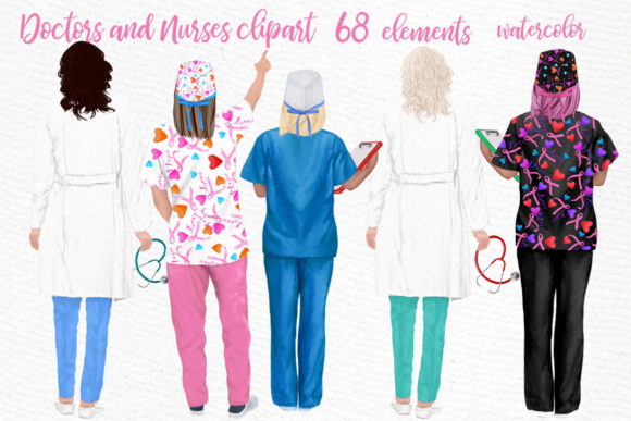 Doctors, Nurses, Scrubs Clipart: A Designer’s Real-World Review for Client Projects