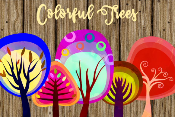Fall Forest Vibes: A Designer’s Take on Colorful Seasonal Forest Fall Trees