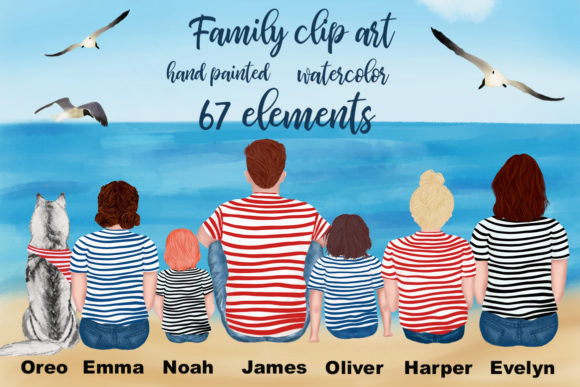 Family Cliart,People Clipart: A Visual Review for Branding & Marketing Use