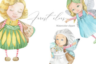 Forest Elves Illustrations Bring Whimsical Charm to Content Visuals