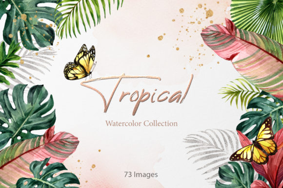 h1Tropical Jungle Elegance Gold Illustrations for Digital Sellers/h1