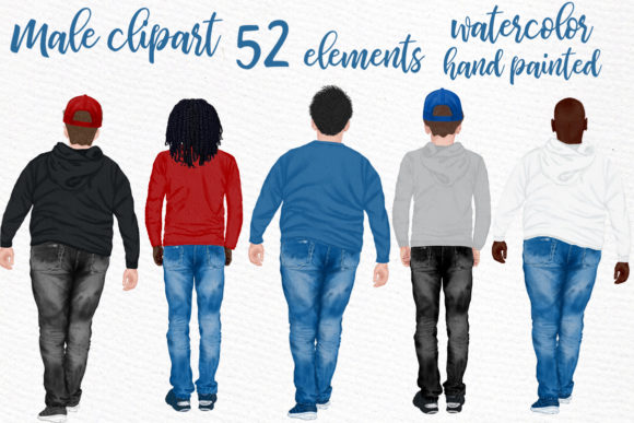 Male Cliparts - 52 Elements: A Designer's Real-World Review for Client Projects
