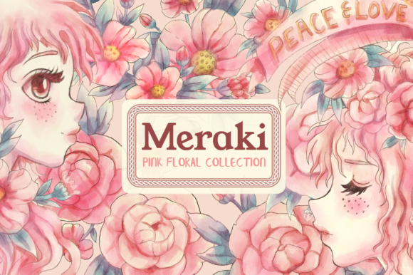 Meraki Pink Floral Collection