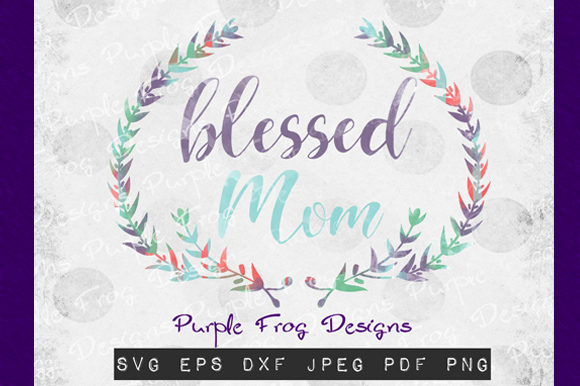 Mothers Day, Blessed Mom Illustrations Bring Heartfelt Charm to Local Branding