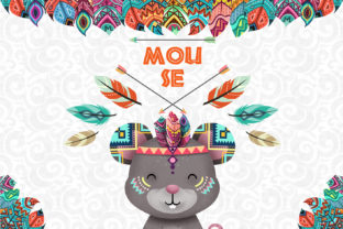 Mouse Nursery Art, Woodland Animal Illustrations for Brand Storytelling