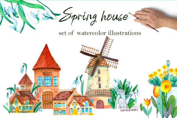 Spring Houses Illustrations: A Brand Designer’s Real-World Review for Local Business Branding
