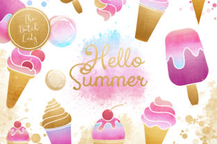 Summer Icecream Popsicle Clipart Set Review for Real Embroidery Projects