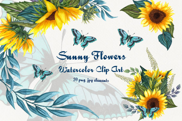 Sunflower Hand Drawn Set: A Seller’s Review for Illustrations & Digital Products