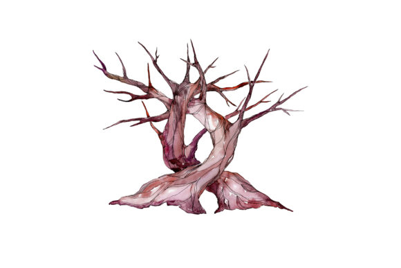 Wedding Tree Illustrations for Crafters and Handmade Business Designers